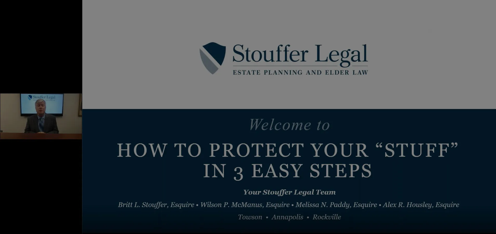 Thumbnail of Stouffer Legal Estate Planning Workshop