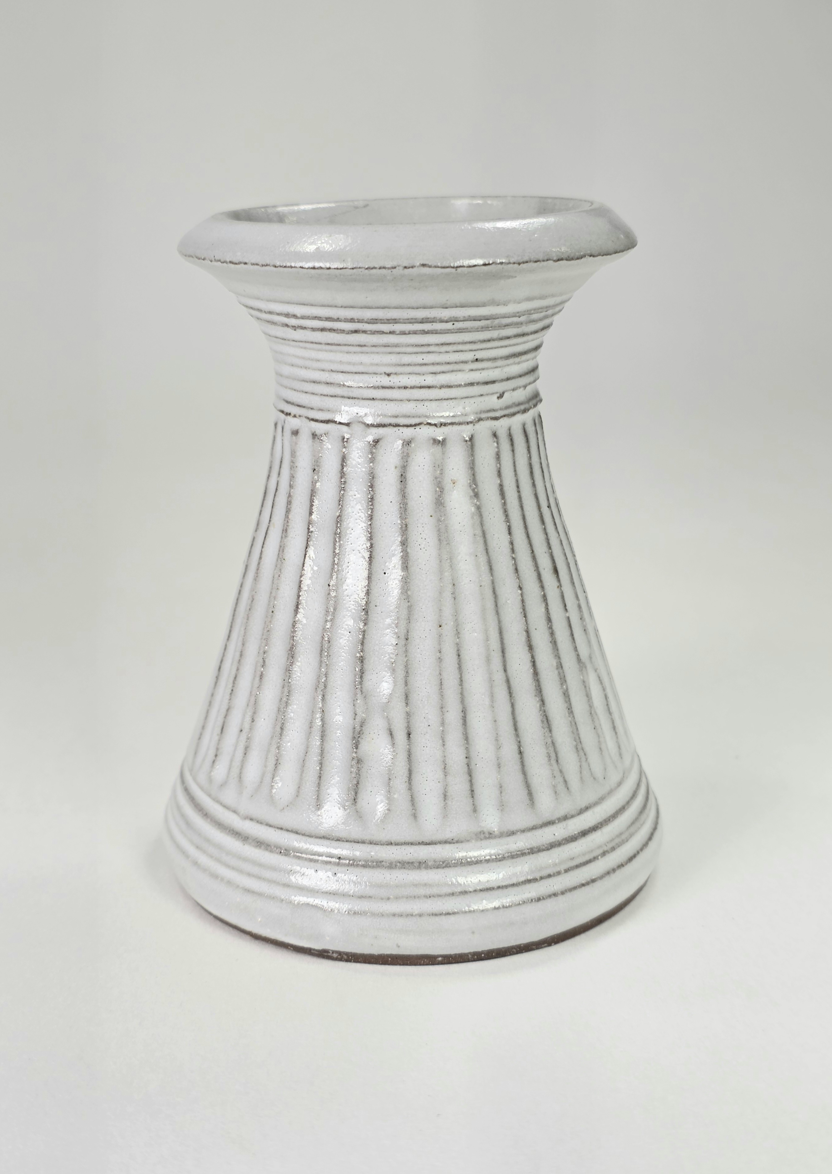 Small white vase