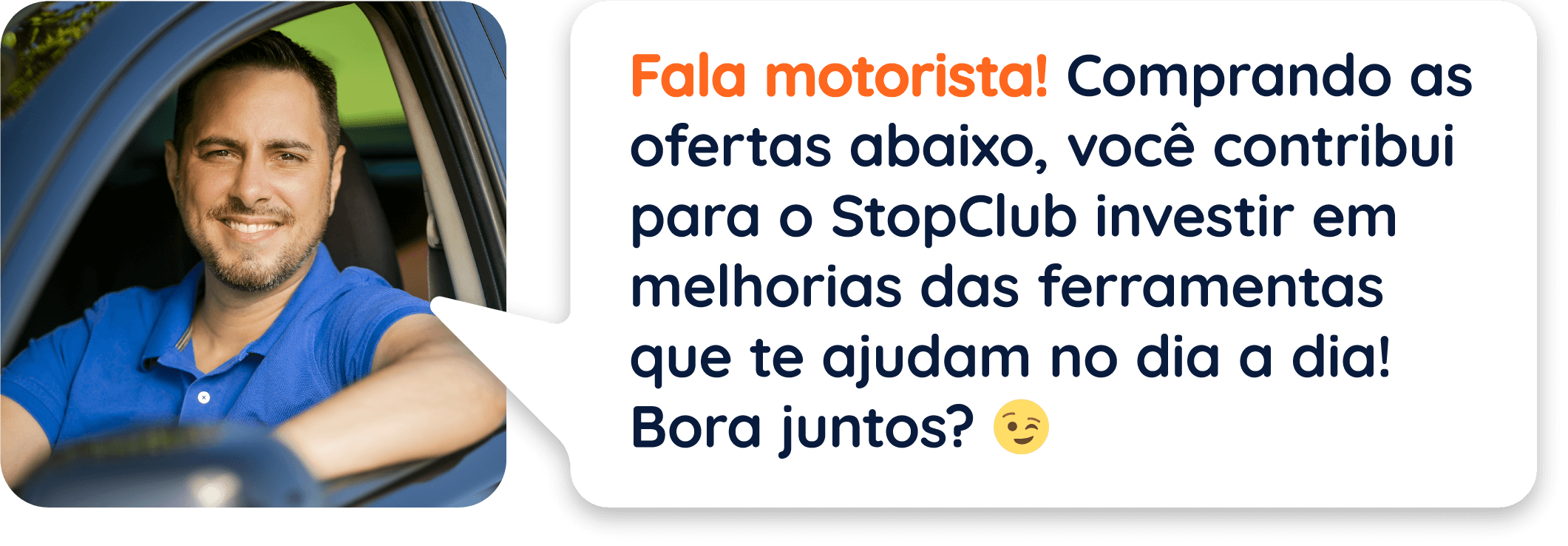 Beneficios StopClub - Ofertas com Condições especiais para motoristas de aplicativo