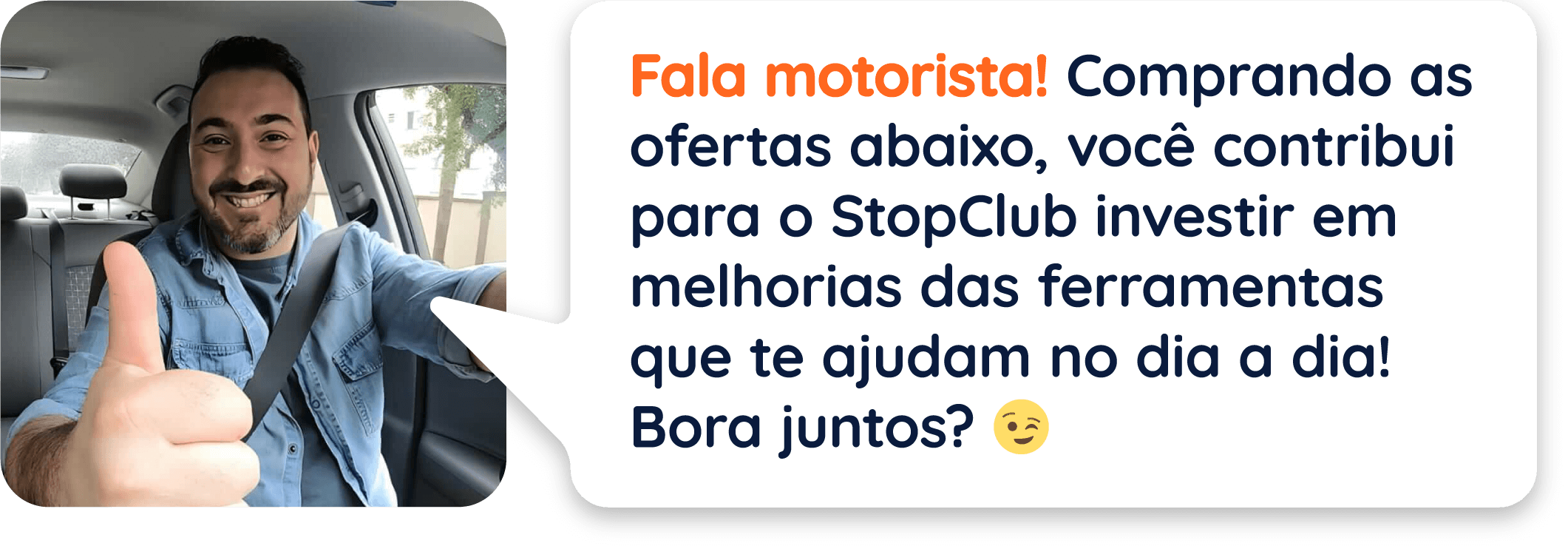 Beneficios StopClub - Ofertas com Condições especiais para motoristas de aplicativo