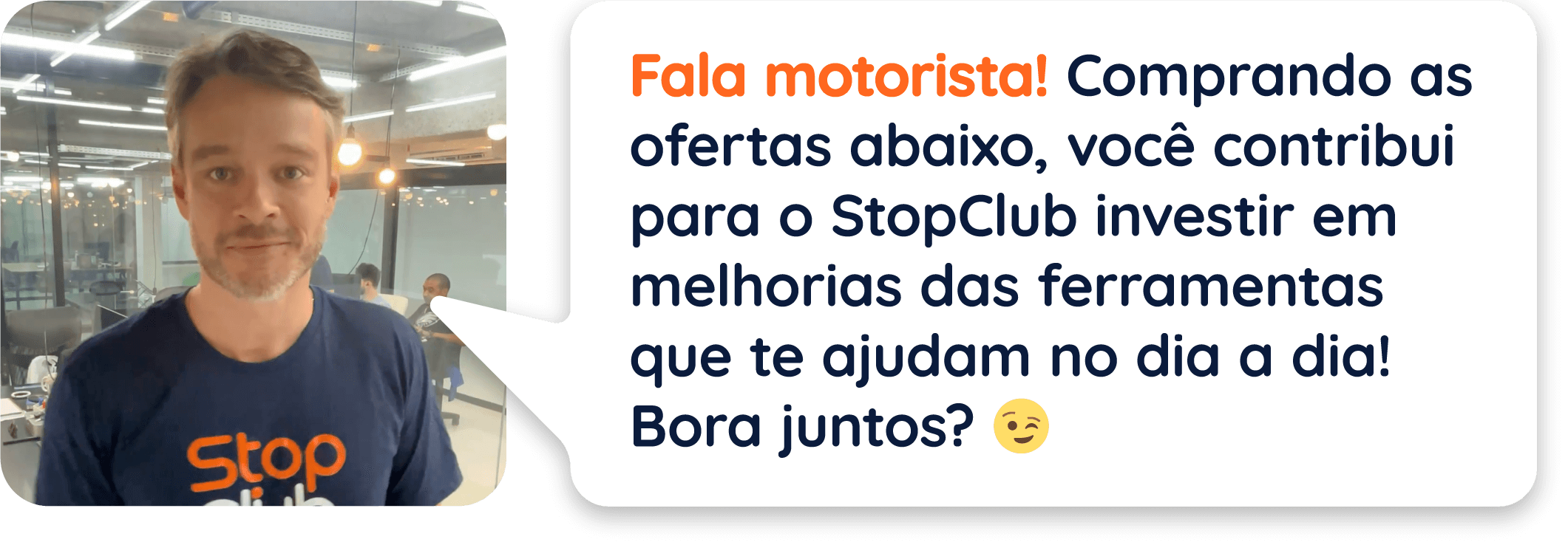 Beneficios StopClub - Ofertas com Condições especiais para motoristas de aplicativo