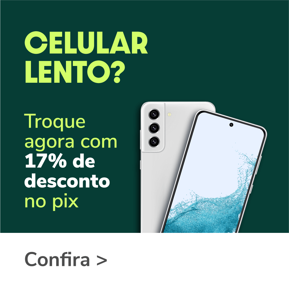 Celular lento e travando? Aproveite 17% de desconto no pix! Confira as ofertas de celulares Doji