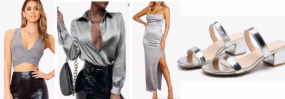 silver summer outfit ideas
