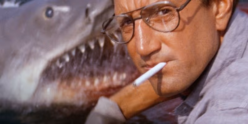 movie still from Jaws 1975