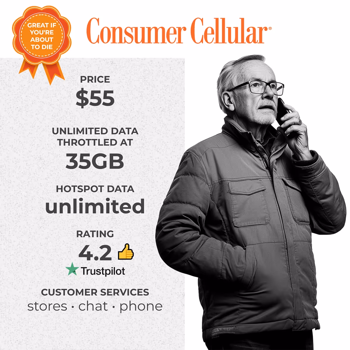 Consumer Cellular Infographic