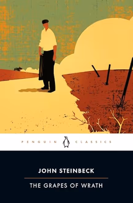 Cover of John Steinbeck's classic novel The Grapes of Wrath