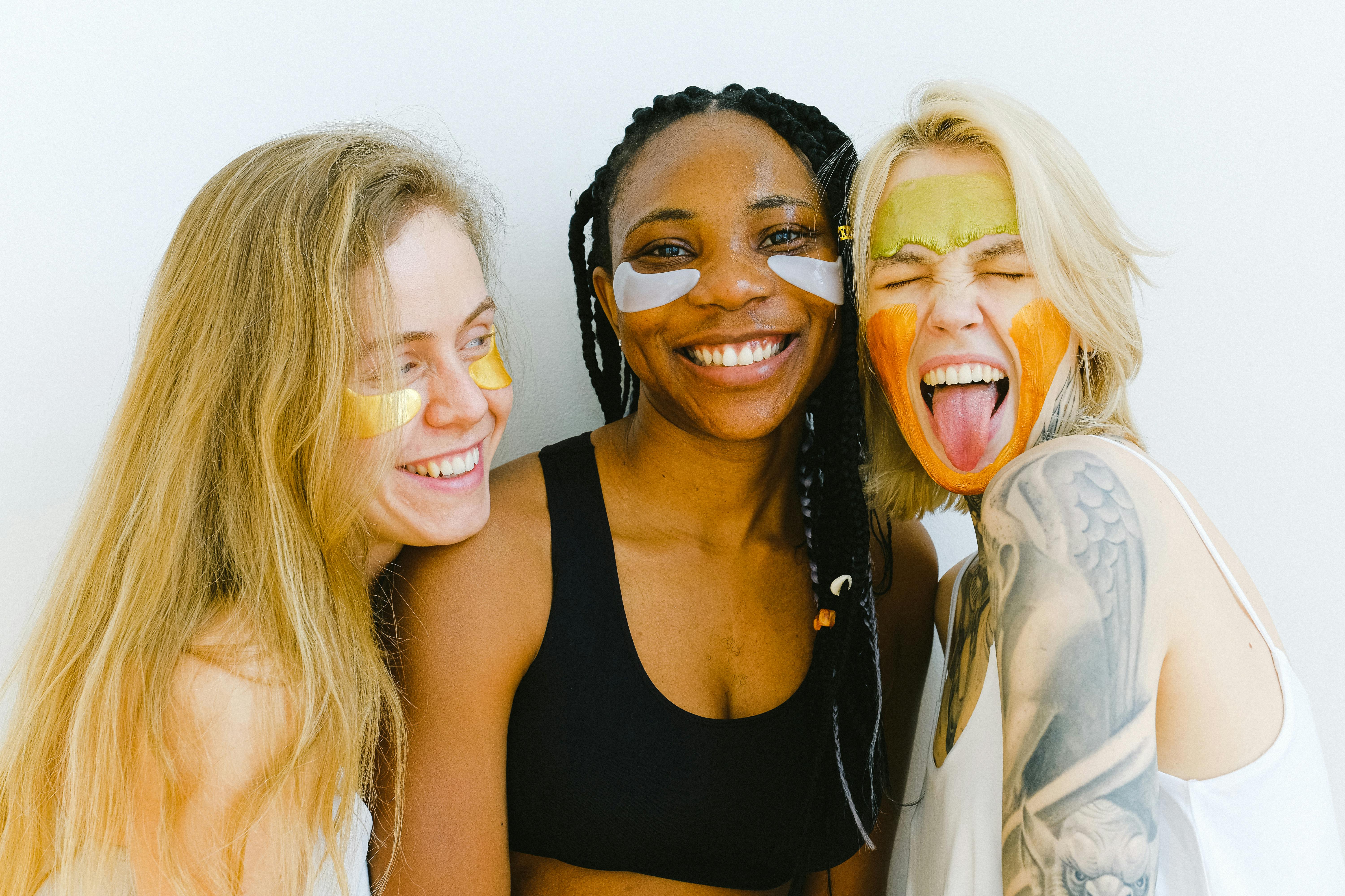 women in their 20s and 30s taking care of their skin with prejeuvenation techniques