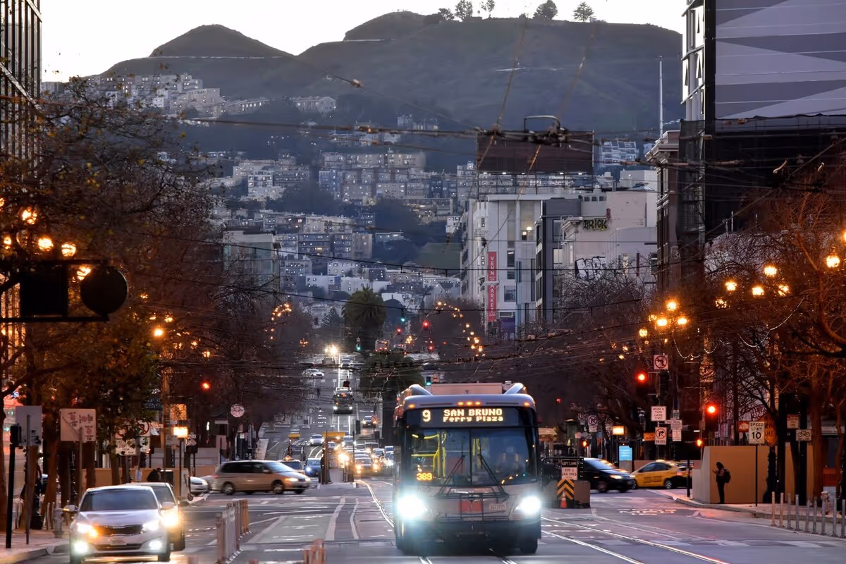 An image of the streets of San Francisco.