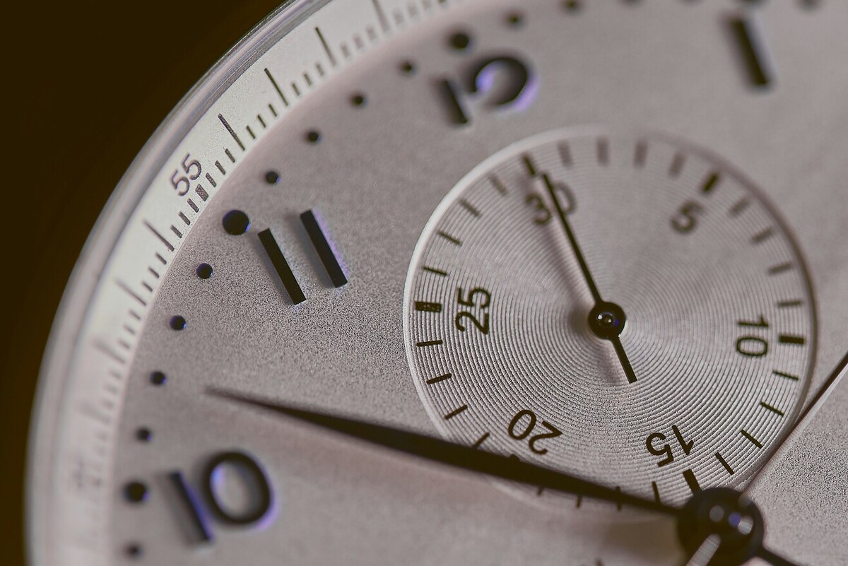 A close-up of a timer.
