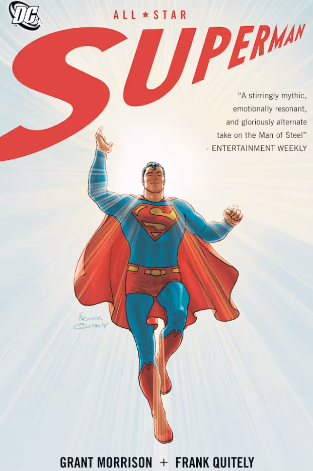 All Star Superman cover - a highly recommended comic book for people who loved Superman 2025 and are excited about the new DCU