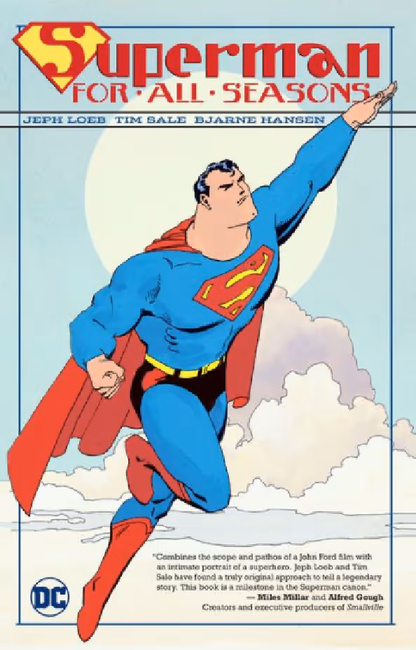 cover f Superman for all Seasons - one of the best superman comics of all time