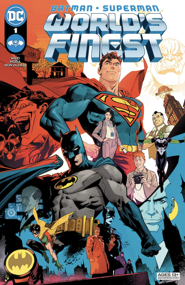 Batman and Superman World's Finest comics features two of DC's most-loved characters