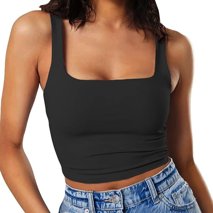 minimalist smoothing women's tank top that looks expensive but only costs $20