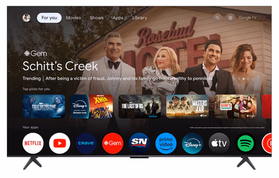 TCL television that uses the best hardware but costs a fraction of what other brands cost