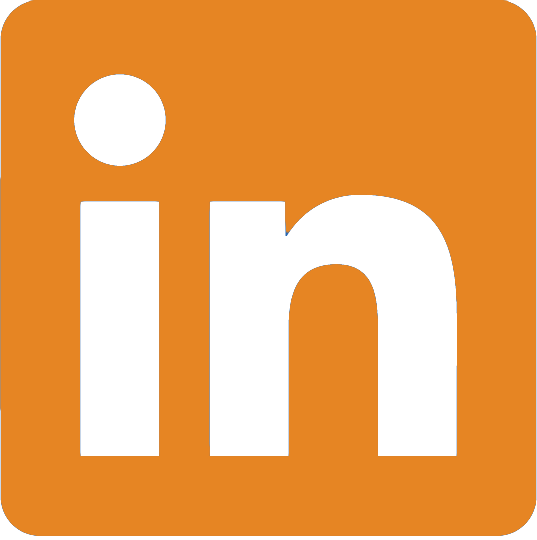 Linked In Premium logo in gold with a transparent background