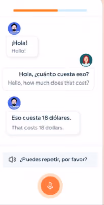 Babbel chat bot feature