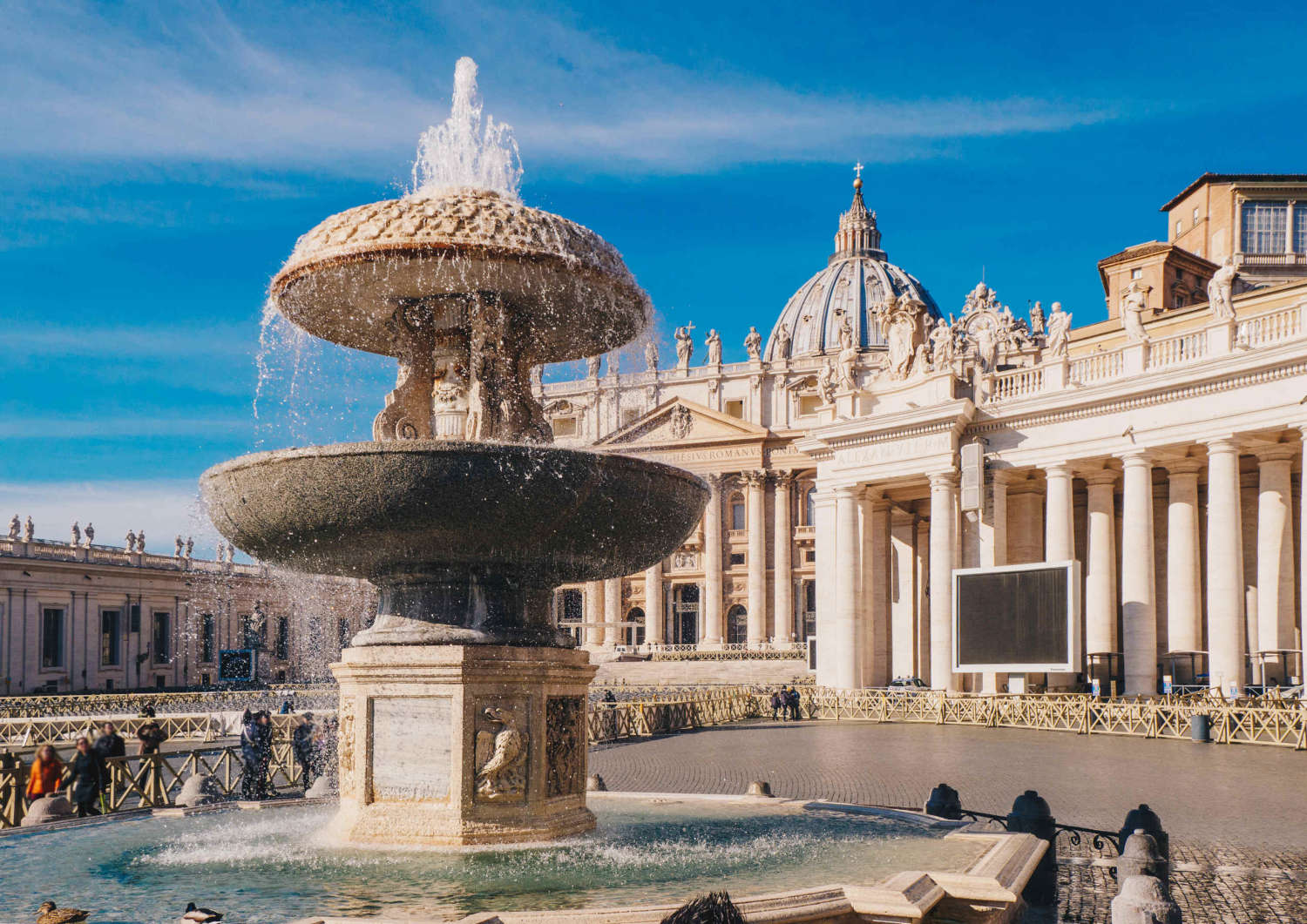 Stunning architecture in Rome and Vatican City, a popular attraction for visitors