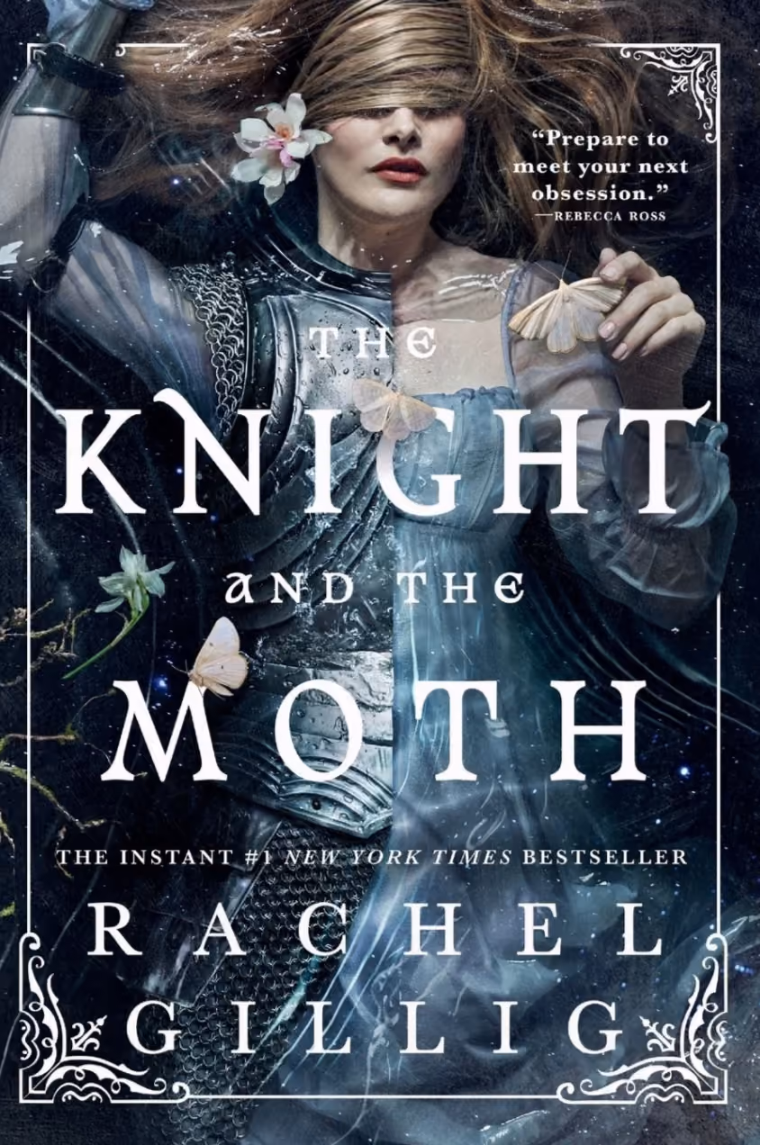 cover of the gothic enemies to lovers romantasy book The Knight and the Moth