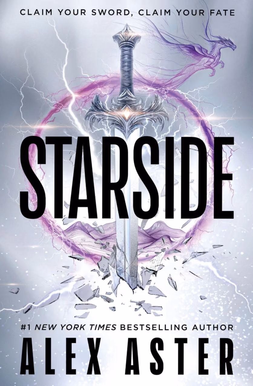 cover of Alex Aster's adult fantasy romance debut Starside, Barnes & Noble special edition