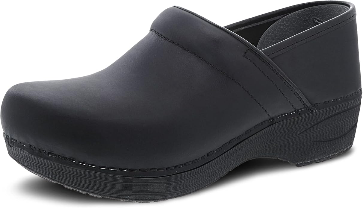 Dansko Professional clog for nurses, servers, and anyone else who is on their feet all day in minimalist black
