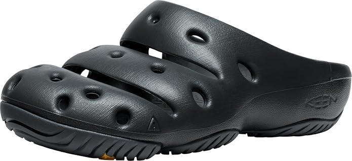 KEEN Yogui slides which have a puffy foam body similar to Crocs