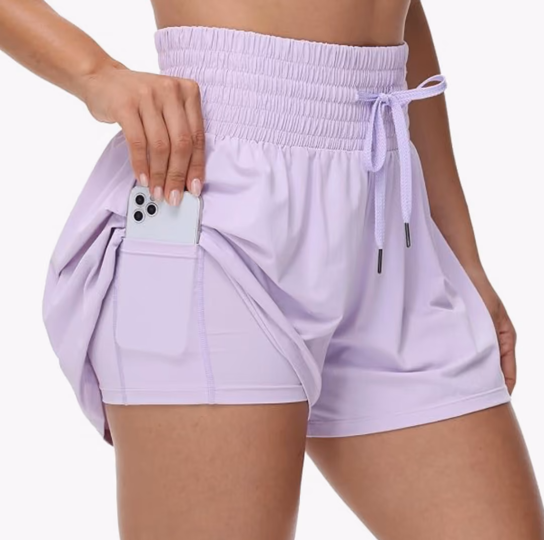 cute alternative for Vuori's signature flowy running shorts