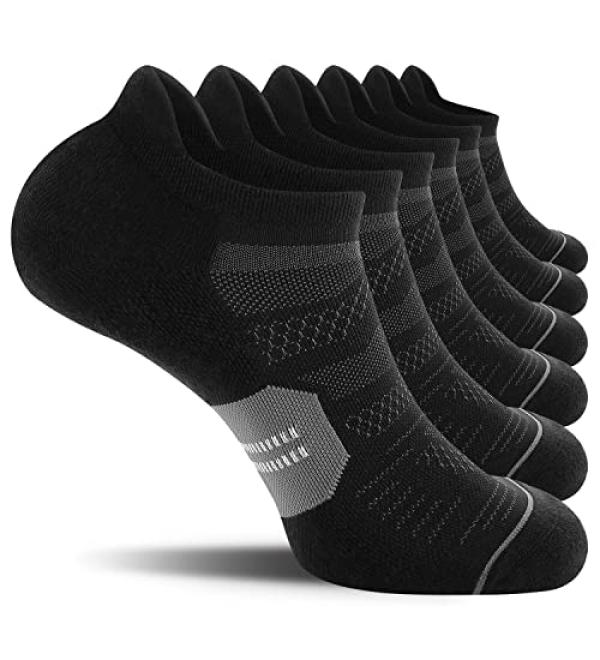 CELERSPORT cushioned running ankle socks that make a great budget dupe for bombas