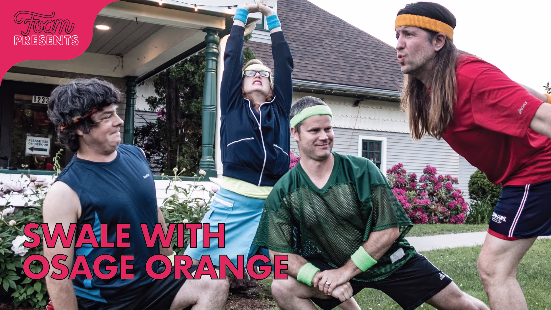 Swale with Osage Orange