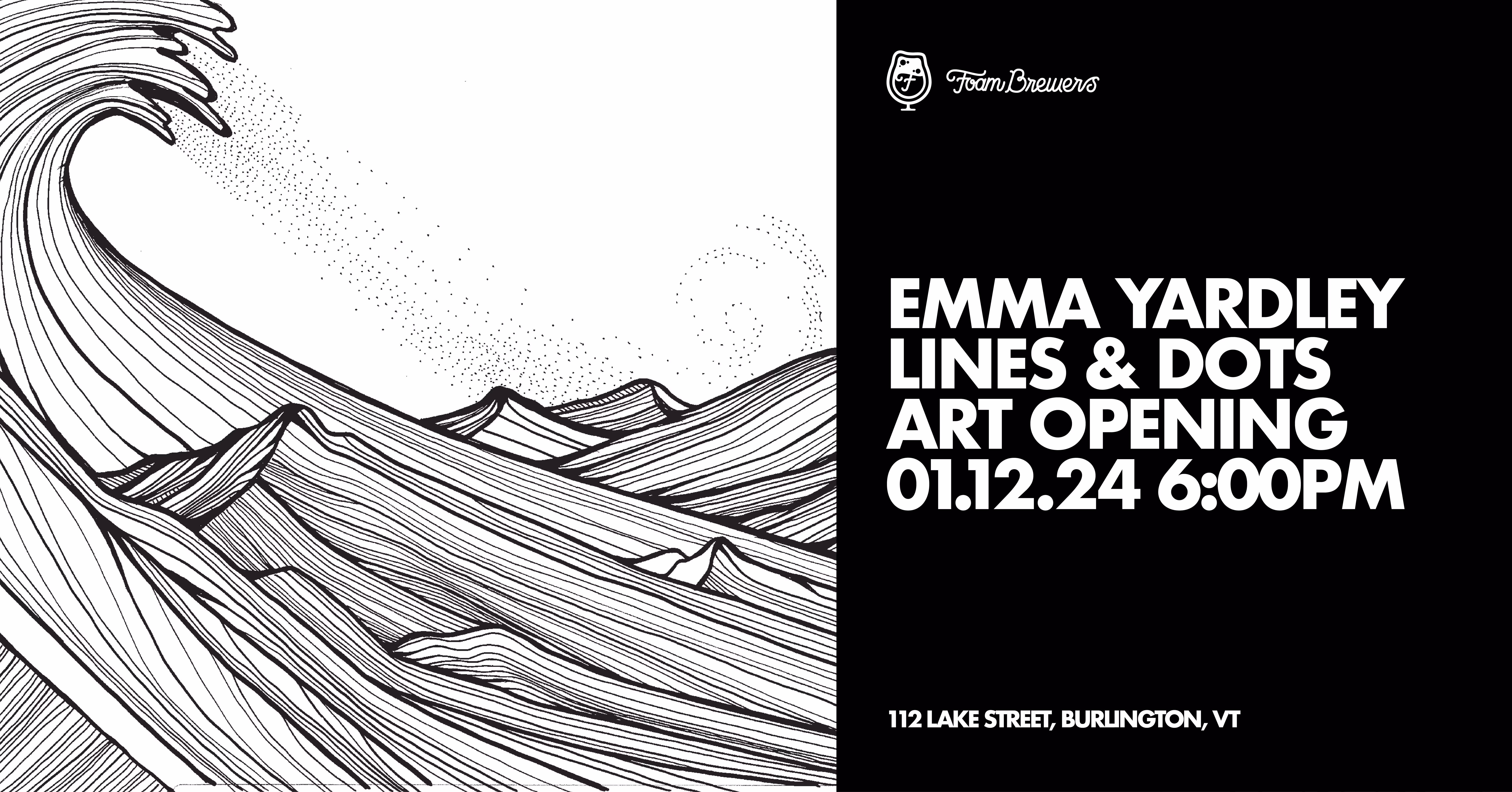 Lines & Dots - Emma Yardley Art Opening