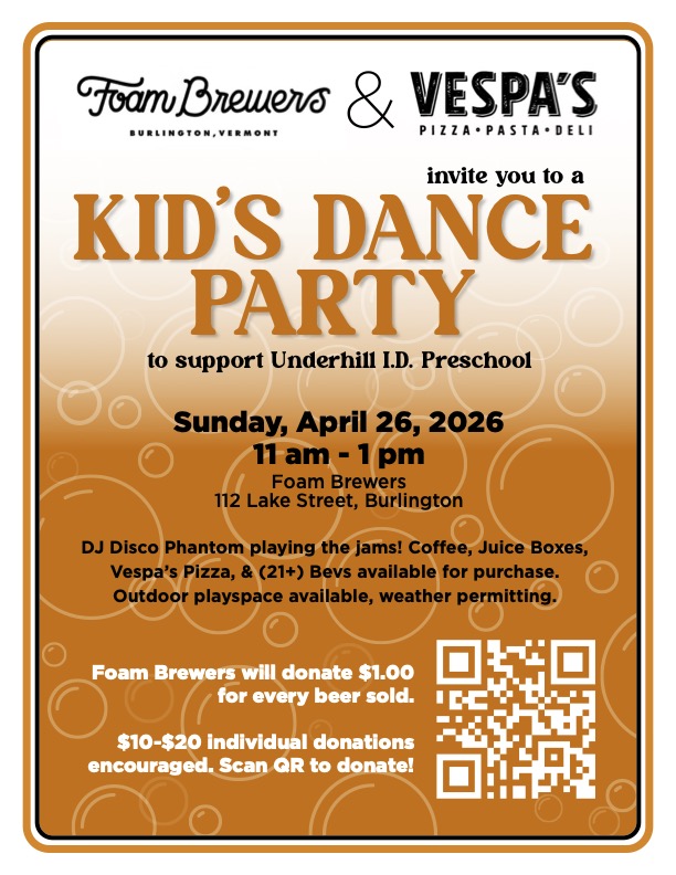 Kid’s Dance Party, a Fundraiser for UID PreK