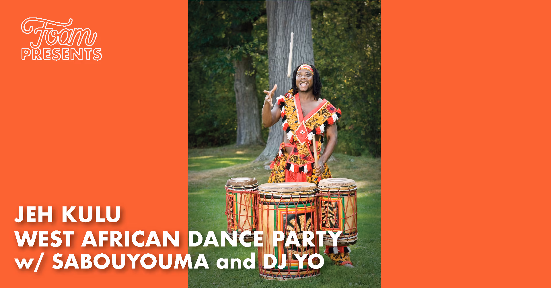 Jeh Kulu West African Dance Party w/ Shabouyma and DJ Yo
