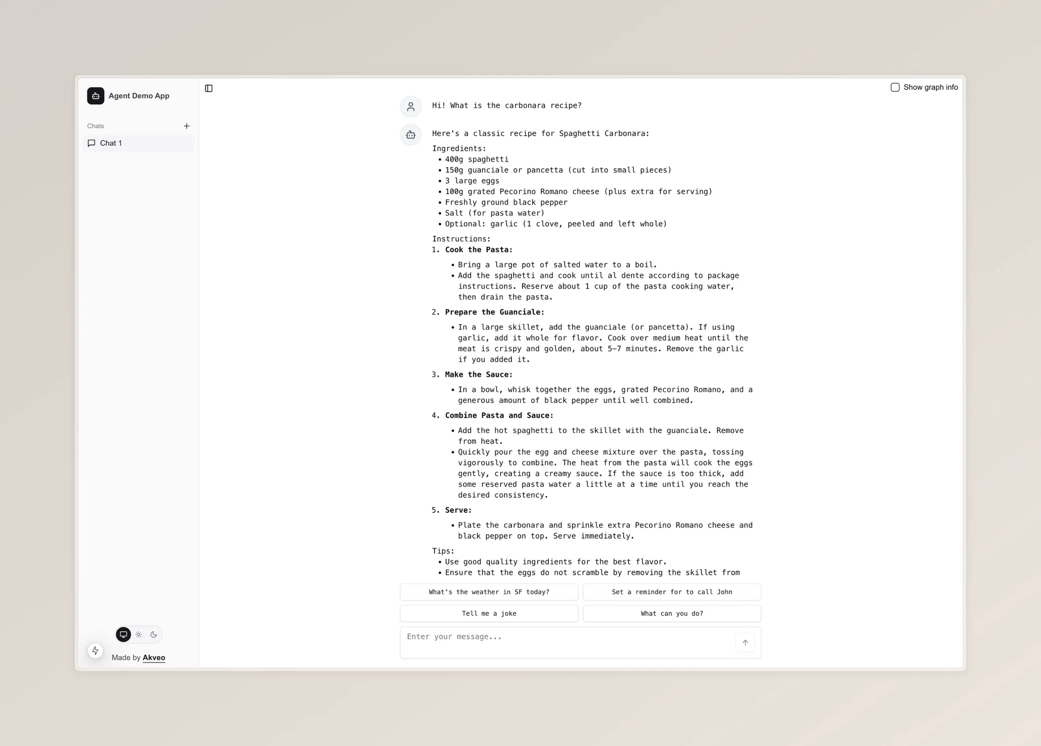 AI agent reinder message
