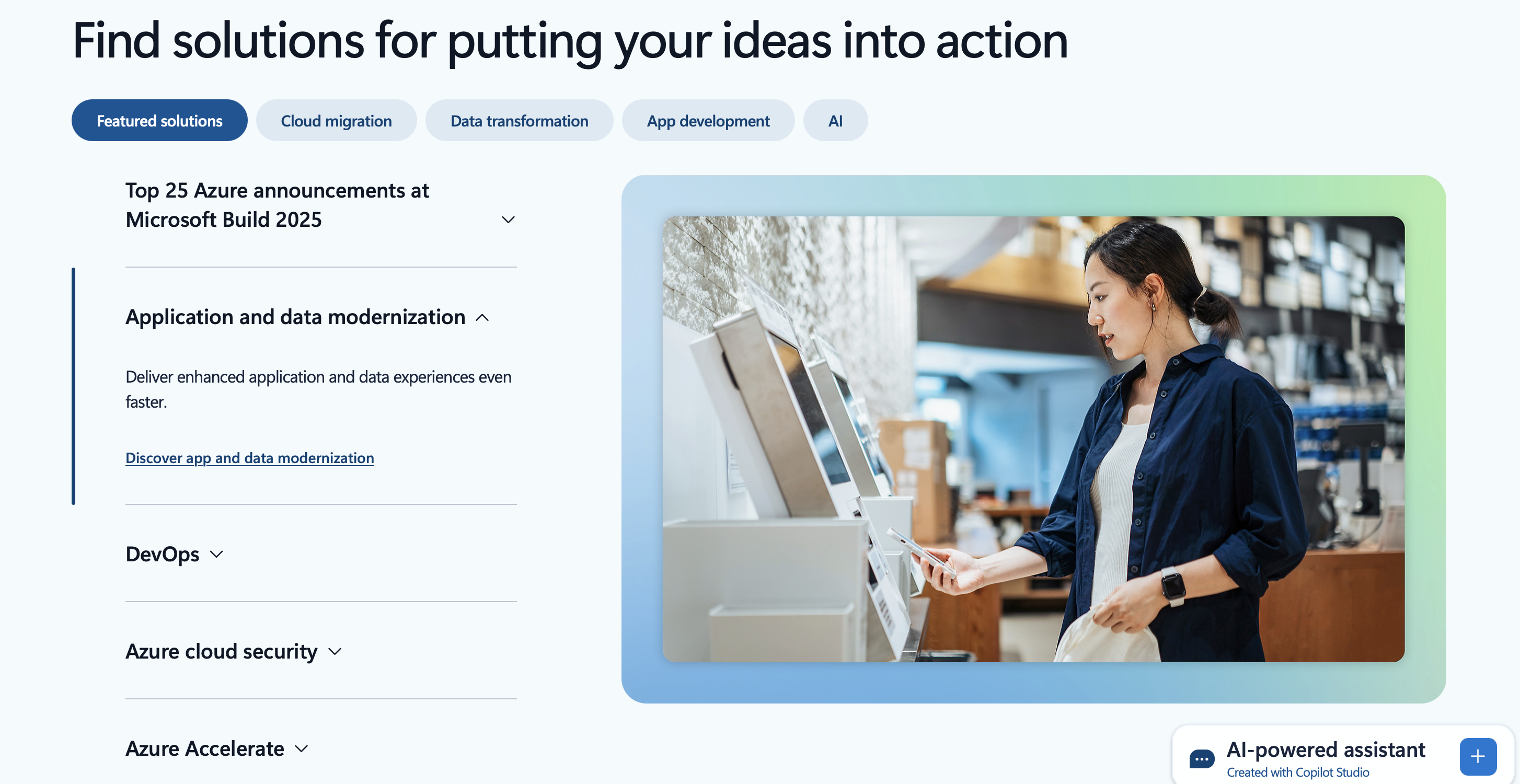 Microsoft Azure solutions