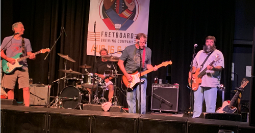 I play a couple gigs a year.