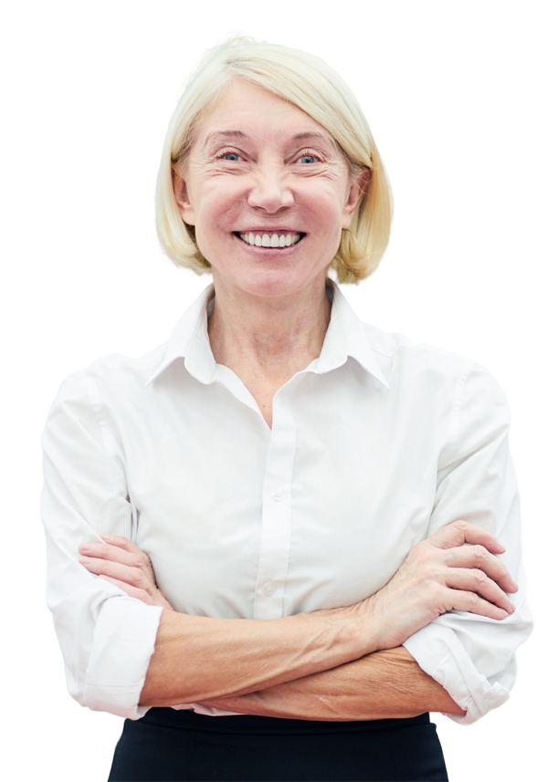 Photo of a smiling business woman 
