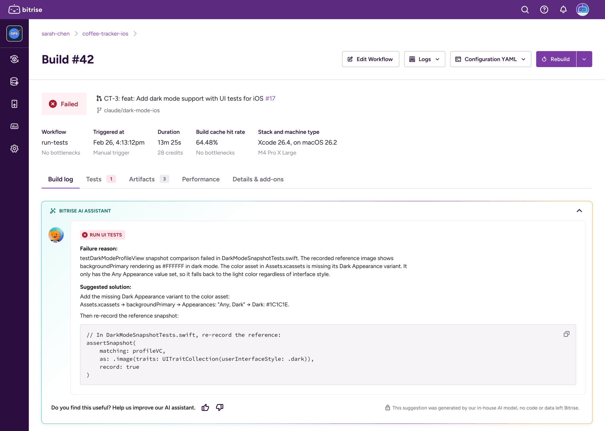 Bitrise App Overview
