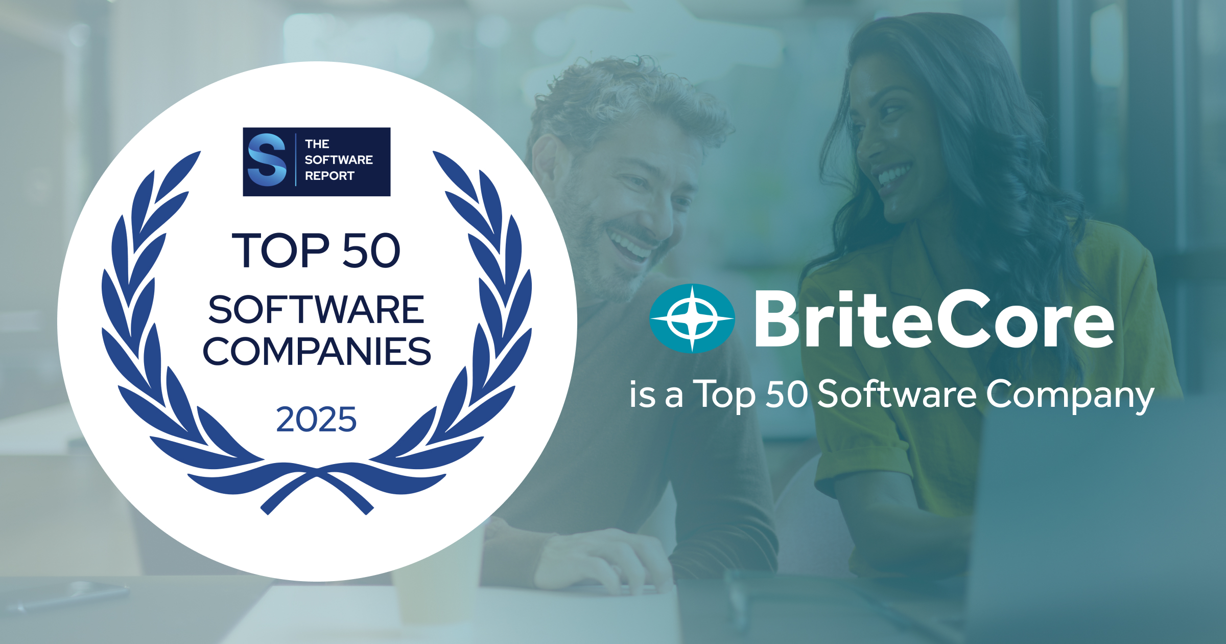BriteCore Named Top 50 Software Company of 2025  by The Software Report