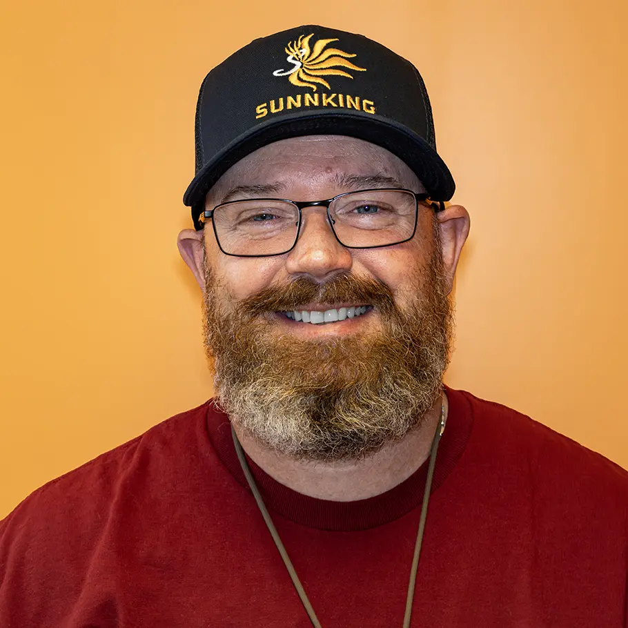 A professional photograph of Sunnking's EHS Manager, Michael Hall.
