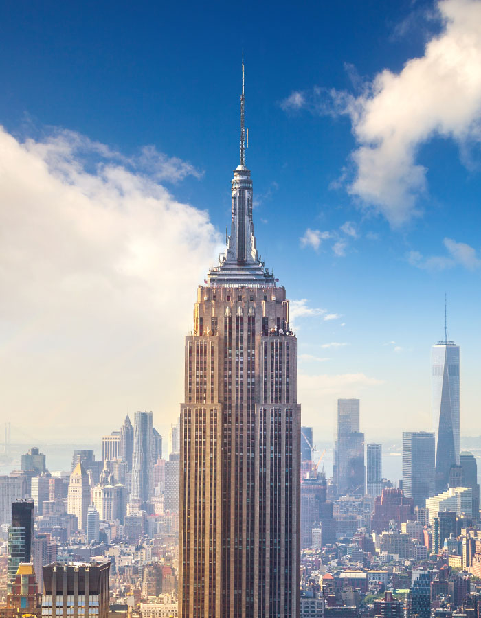 Empire State Building in New York protected by Optic architectural coating