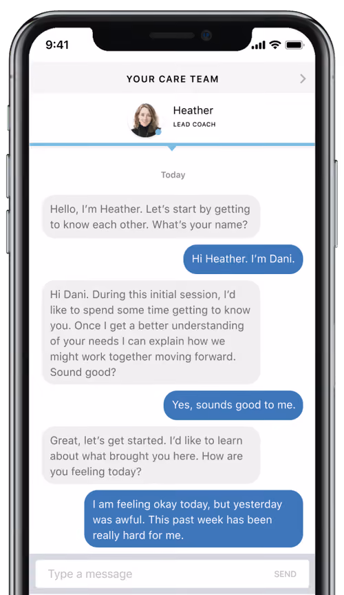 Our reviewer took mobile screenshot of Headspace EAP System screenshot during the demo