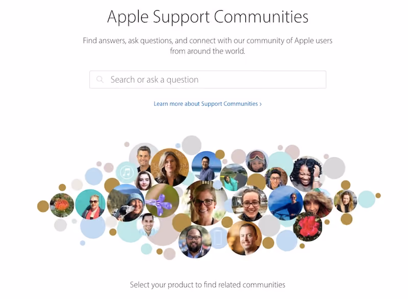 Apple’s Support Community
