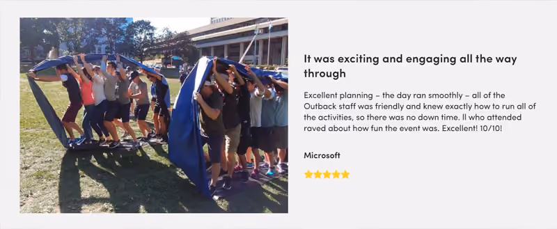 Corporate castaways can be a great team building activity many employees would enjoy