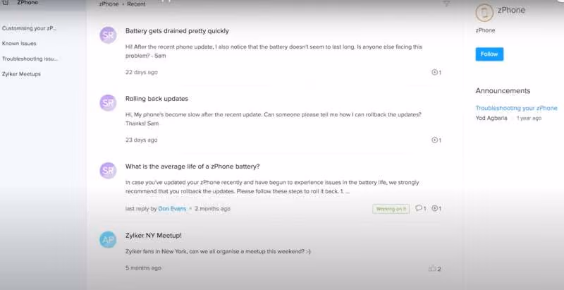 Multi-channel support in Zoho Desk