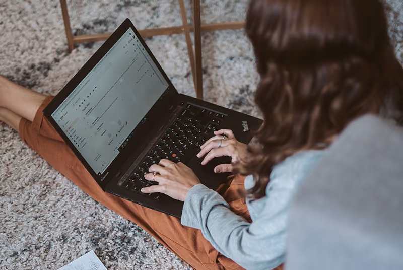 Employee working from home as an incentive.