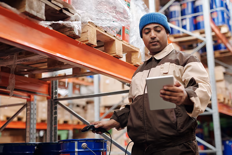 Warehouse staff as an example of a job-type where high-volume hiring applies.