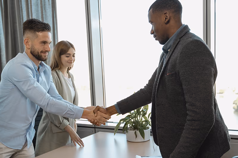 A recruiter hiring a male candidate over a female candidate.