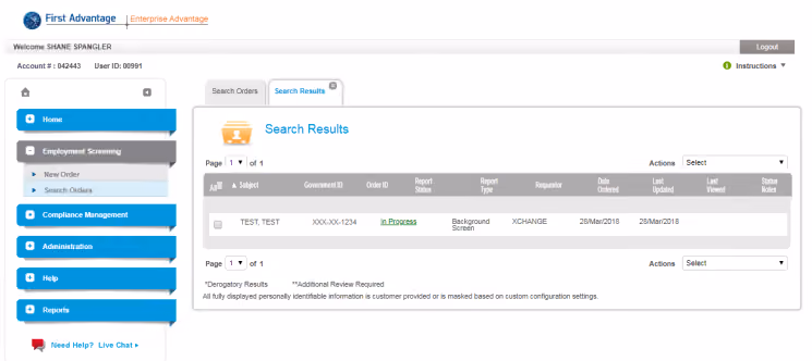 First-advantage-background-check-software-screenshot