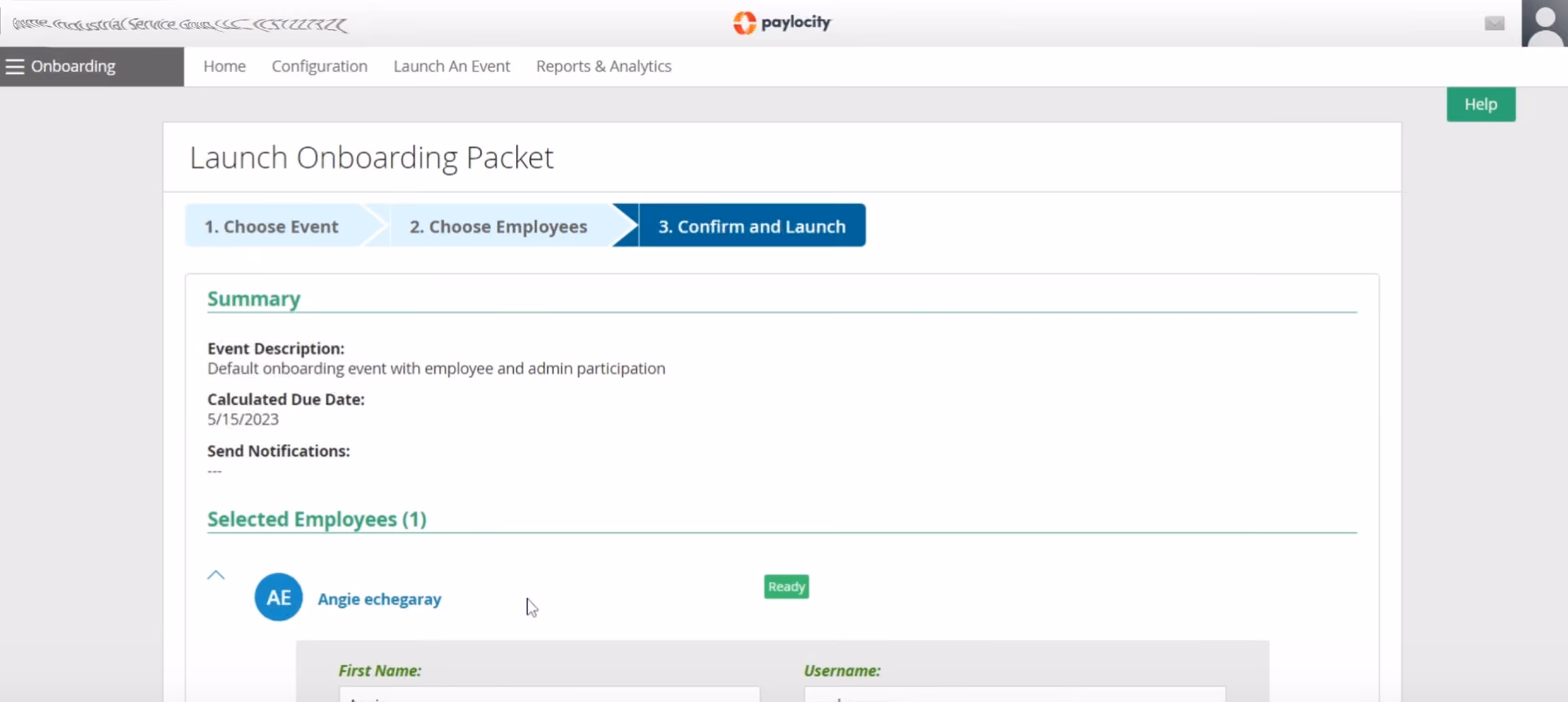 Paylocity HRMS