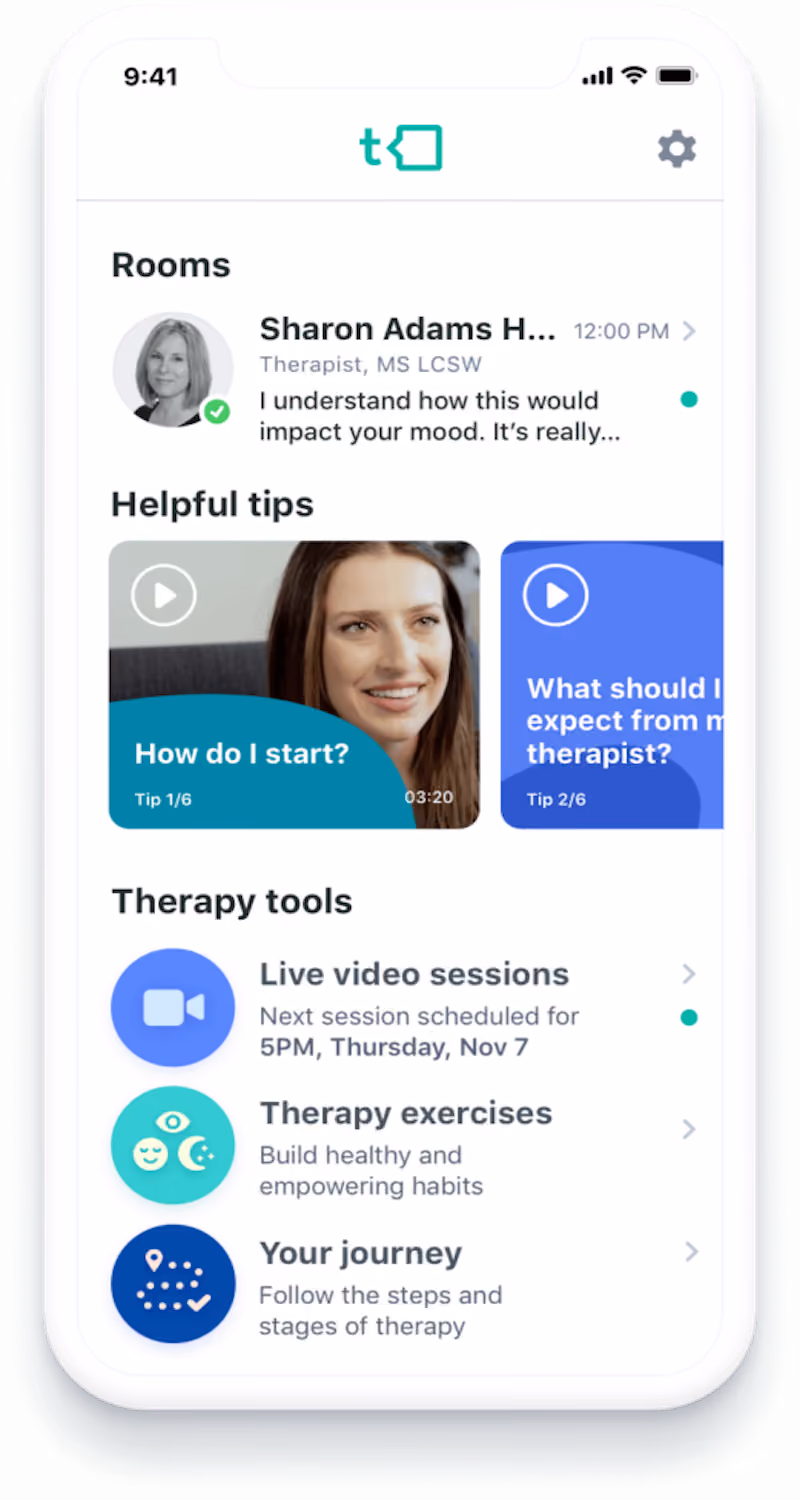 Talkspace mobile tools