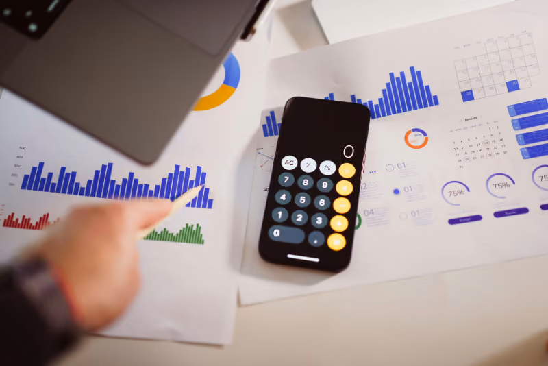 An employee reviewing employee recognition program effectiveness data.